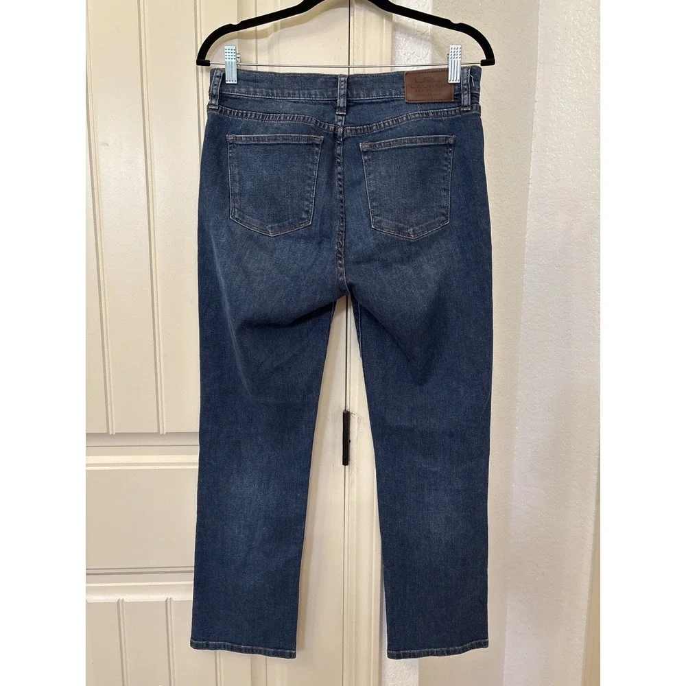 Lauren Ralph Lauren Petite Bootcut Jeans Women's 8P Medium Wash Stretch Denim